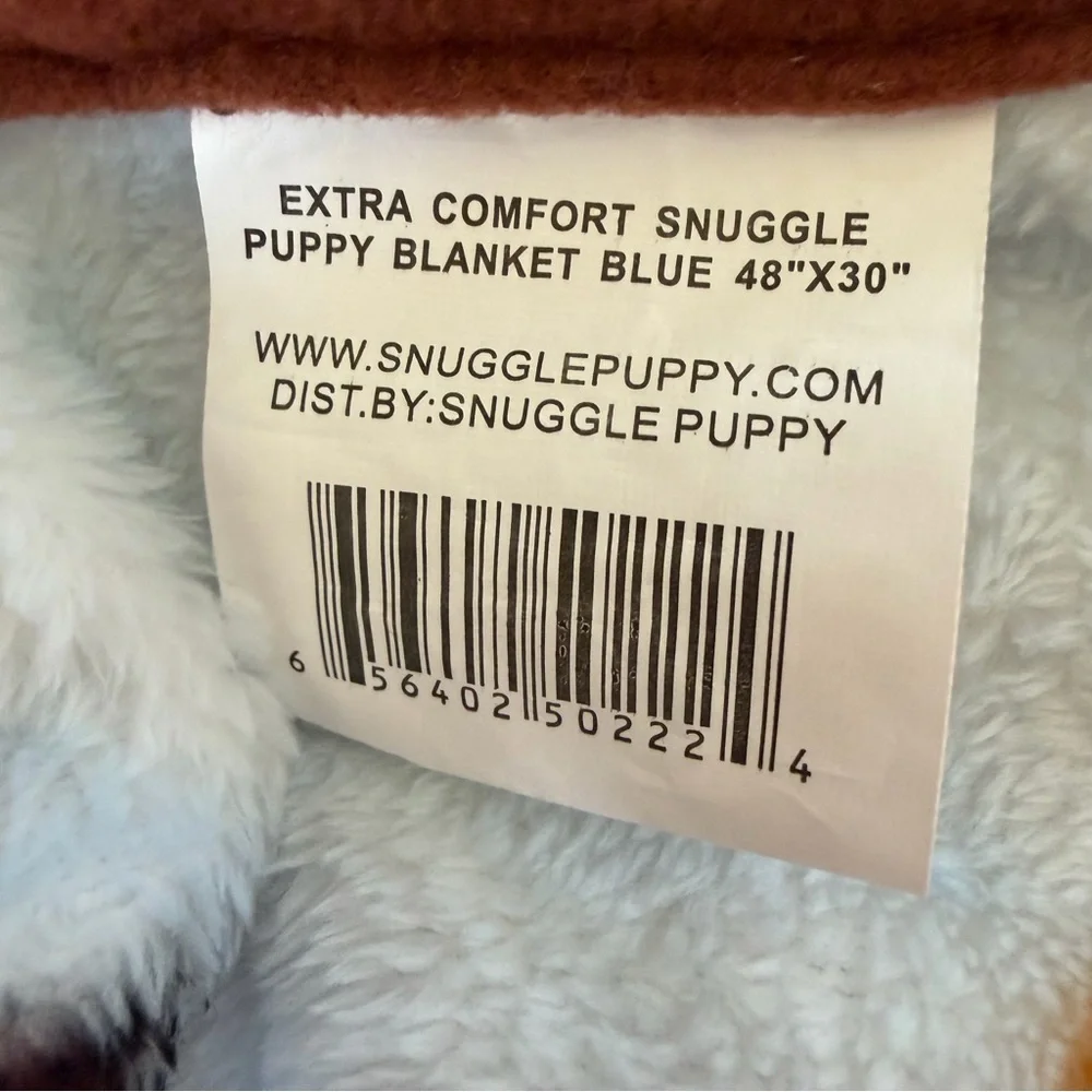 Snuggle Puppy 2 Piece Warm Soft Fluffy Fleece Flannel Pet Cat Dog Blanket Throw